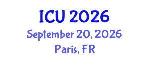 International Conference on Ultrasonics (ICU) September 20, 2026 - Paris, France