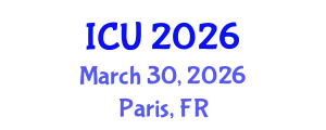 International Conference on Ultrasonics (ICU) March 30, 2026 - Paris, France