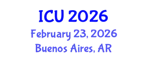 International Conference on Ultrasonics (ICU) February 23, 2026 - Buenos Aires, Argentina
