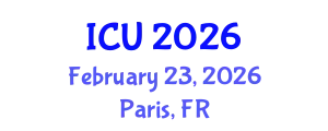 International Conference on Ultrasonics (ICU) February 23, 2026 - Paris, France
