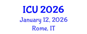 International Conference on Ultrasonics (ICU) January 12, 2026 - Rome, Italy