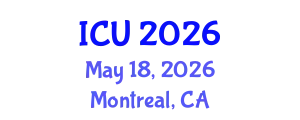 International Conference on Ultrasonics (ICU) May 18, 2026 - Montreal, Canada