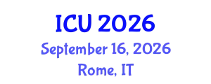 International Conference on Ultrasonics (ICU) September 16, 2026 - Rome, Italy