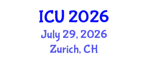 International Conference on Ultrasonics (ICU) July 29, 2026 - Zurich, Switzerland