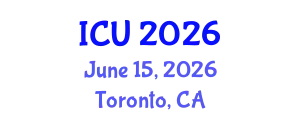 International Conference on Ultrasonics (ICU) June 15, 2026 - Toronto, Canada