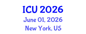 International Conference on Ultrasonics (ICU) June 01, 2026 - New York, United States