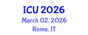 International Conference on Ultrasonics (ICU) March 02, 2026 - Rome, Italy