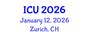 International Conference on Ultrasonics (ICU) January 12, 2026 - Zurich, Switzerland
