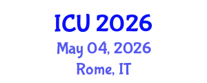 International Conference on Ultrasonics (ICU) May 04, 2026 - Rome, Italy