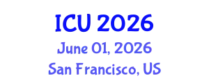 International Conference on Ultrasonics (ICU) June 01, 2026 - San Francisco, United States
