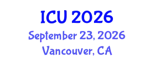 International Conference on Ultrasonics (ICU) September 23, 2026 - Vancouver, Canada