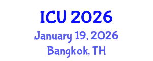 International Conference on Ultrasonics (ICU) January 19, 2026 - Bangkok, Thailand