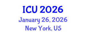 International Conference on Ultrasonics (ICU) January 26, 2026 - New York, United States