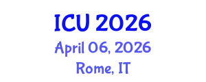International Conference on Ultrasonics (ICU) April 06, 2026 - Rome, Italy