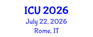 International Conference on Ultrasonics (ICU) July 22, 2026 - Rome, Italy