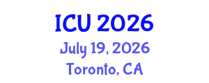 International Conference on Ultrasonics (ICU) July 19, 2026 - Toronto, Canada