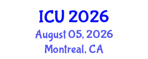 International Conference on Ultrasonics (ICU) August 05, 2026 - Montreal, Canada