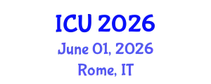 International Conference on Ultrasonics (ICU) June 01, 2026 - Rome, Italy