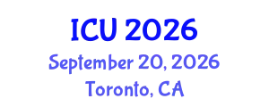 International Conference on Ultrasonics (ICU) September 20, 2026 - Toronto, Canada
