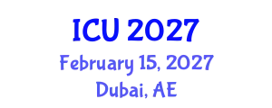 International Conference on Ultrasonics (ICU) February 15, 2027 - Dubai, United Arab Emirates