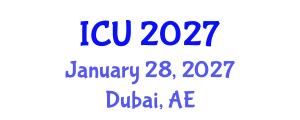 International Conference on Ultrasonics (ICU) January 28, 2027 - Dubai, United Arab Emirates
