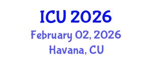 International Conference on Ultrasonics (ICU) February 02, 2026 - Havana, Cuba