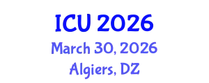 International Conference on Ultrasonics (ICU) March 30, 2026 - Algiers, Algeria