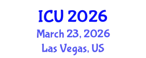 International Conference on Ultrasonics (ICU) March 23, 2026 - Las Vegas, United States