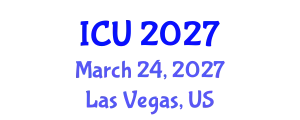 International Conference on Ultrasonics (ICU) March 24, 2027 - Las Vegas, United States