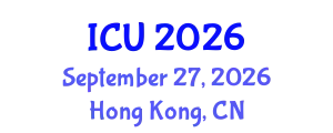 International Conference on Ultrasonics (ICU) September 27, 2026 - Hong Kong, China