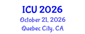 International Conference on Ultrasonics (ICU) October 21, 2026 - Quebec City, Canada