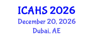 International Conference on Agricultural and Horticultural Sciences (ICAHS) December 20, 2026 - Dubai, United Arab Emirates