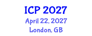 International Conference on Pathology (ICP) April 22, 2027 - London, United Kingdom