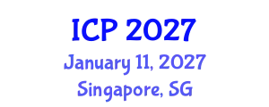International Conference on Pathology (ICP) January 11, 2027 - Singapore, Singapore