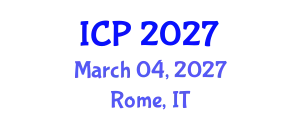 International Conference on Pathology (ICP) March 04, 2027 - Rome, Italy