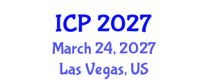 International Conference on Pathology (ICP) March 24, 2027 - Las Vegas, United States