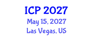 International Conference on Pathology (ICP) May 15, 2027 - Las Vegas, United States