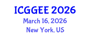 International Conference on Geosciences, Geophysics and Environmental Engineering (ICGGEE) March 16, 2026 - New York, United States