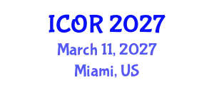 International Conference on Orthopedics and Rheumatology (ICOR) March 11, 2027 - Miami, United States