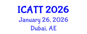 International Conference on Addiction Treatment and Therapy (ICATT) January 26, 2026 - Dubai, United Arab Emirates