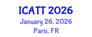 International Conference on Addiction Treatment and Therapy (ICATT) January 26, 2026 - Paris, France