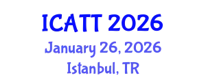 International Conference on Addiction Treatment and Therapy (ICATT) January 26, 2026 - Istanbul, Turkey