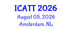 International Conference on Addiction Treatment and Therapy (ICATT) August 05, 2026 - Amsterdam, Netherlands