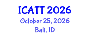 International Conference on Addiction Treatment and Therapy (ICATT) October 25, 2026 - Bali, Indonesia