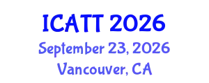 International Conference on Addiction Treatment and Therapy (ICATT) September 23, 2026 - Vancouver, Canada