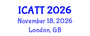 International Conference on Addiction Treatment and Therapy (ICATT) November 18, 2026 - London, United Kingdom