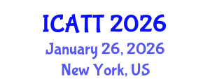 International Conference on Addiction Treatment and Therapy (ICATT) January 26, 2026 - New York, United States