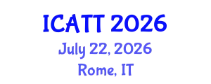 International Conference on Addiction Treatment and Therapy (ICATT) July 22, 2026 - Rome, Italy