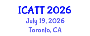 International Conference on Addiction Treatment and Therapy (ICATT) July 19, 2026 - Toronto, Canada