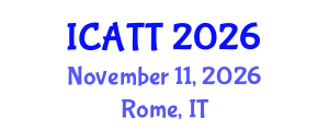 International Conference on Addiction Treatment and Therapy (ICATT) November 11, 2026 - Rome, Italy